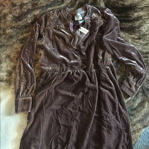 Holding Horses Purple Velvet Dress